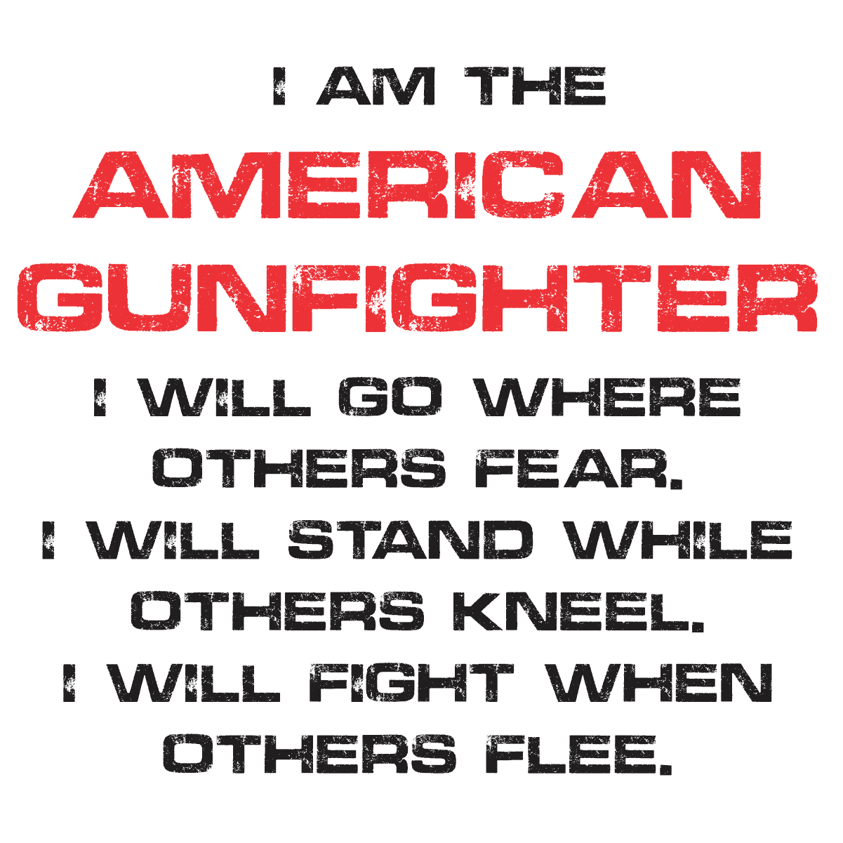AMERICAN GUNFIGHTER 2A PATRIOTIC SHIRT