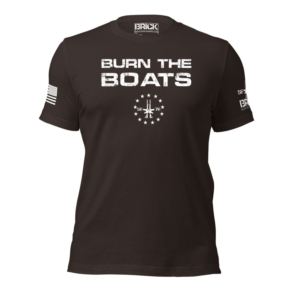 BURN THE BOATS! 2A PATRIOTIC SHIRT