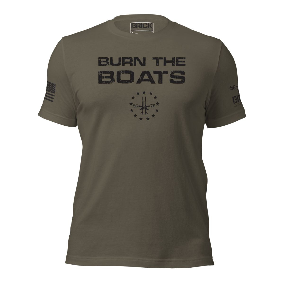 BURN THE BOATS! 2A PATRIOTIC SHIRT
