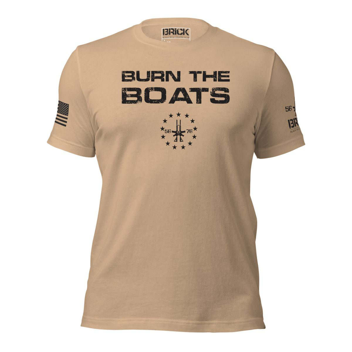 BURN THE BOATS! 2A PATRIOTIC SHIRT