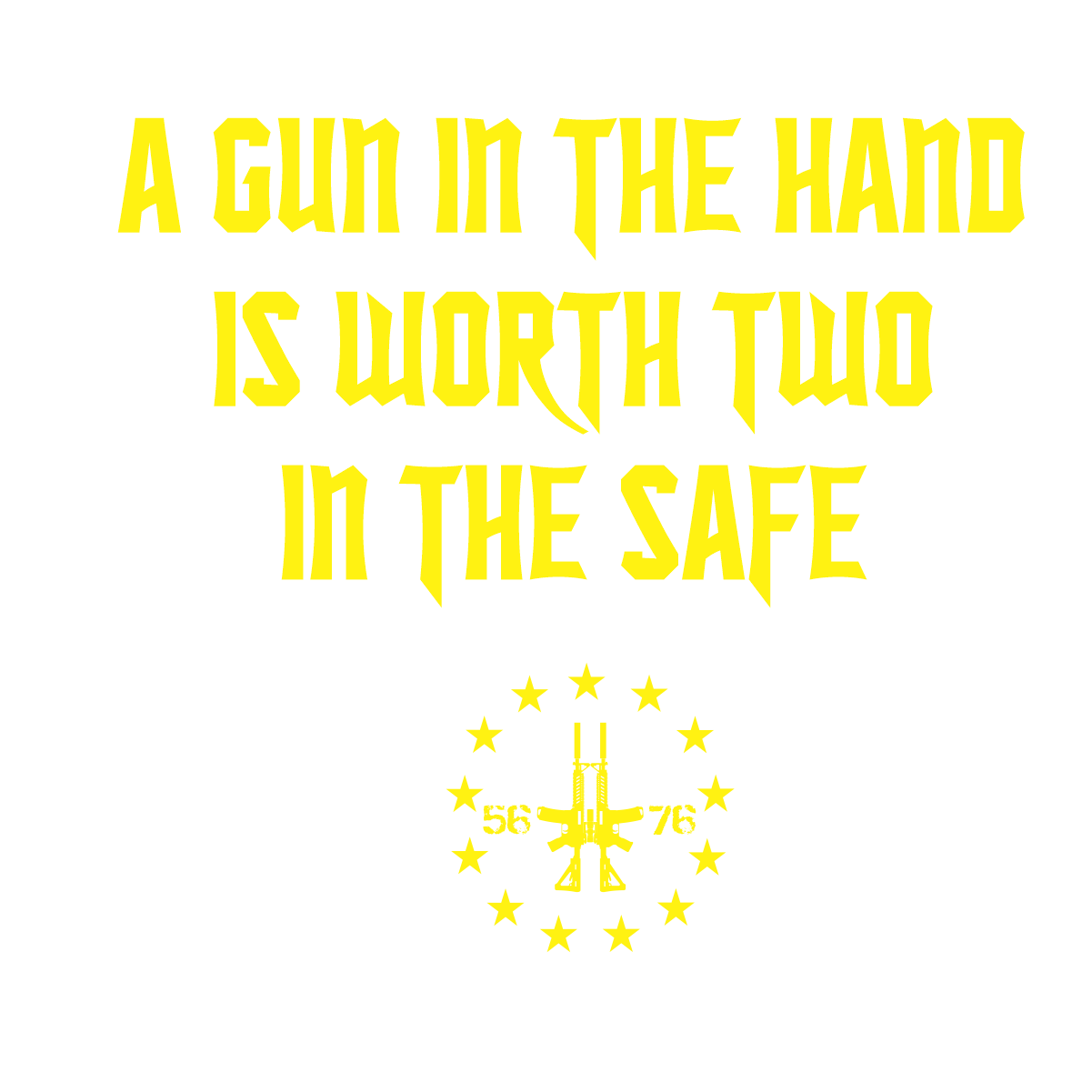 GUN IN THE HAND 2A SHIRT