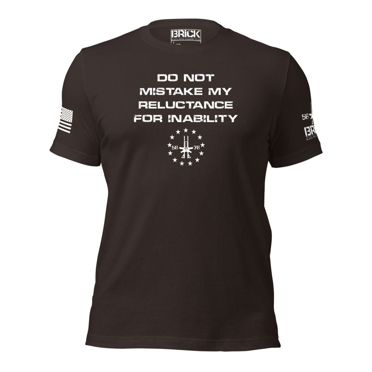 RELUCTANCE FOR INABILITY 2A T-SHIRT