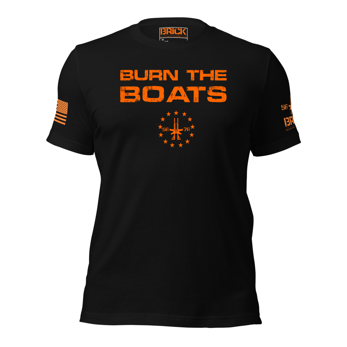 BURN THE BOATS! 2A PATRIOTIC SHIRT