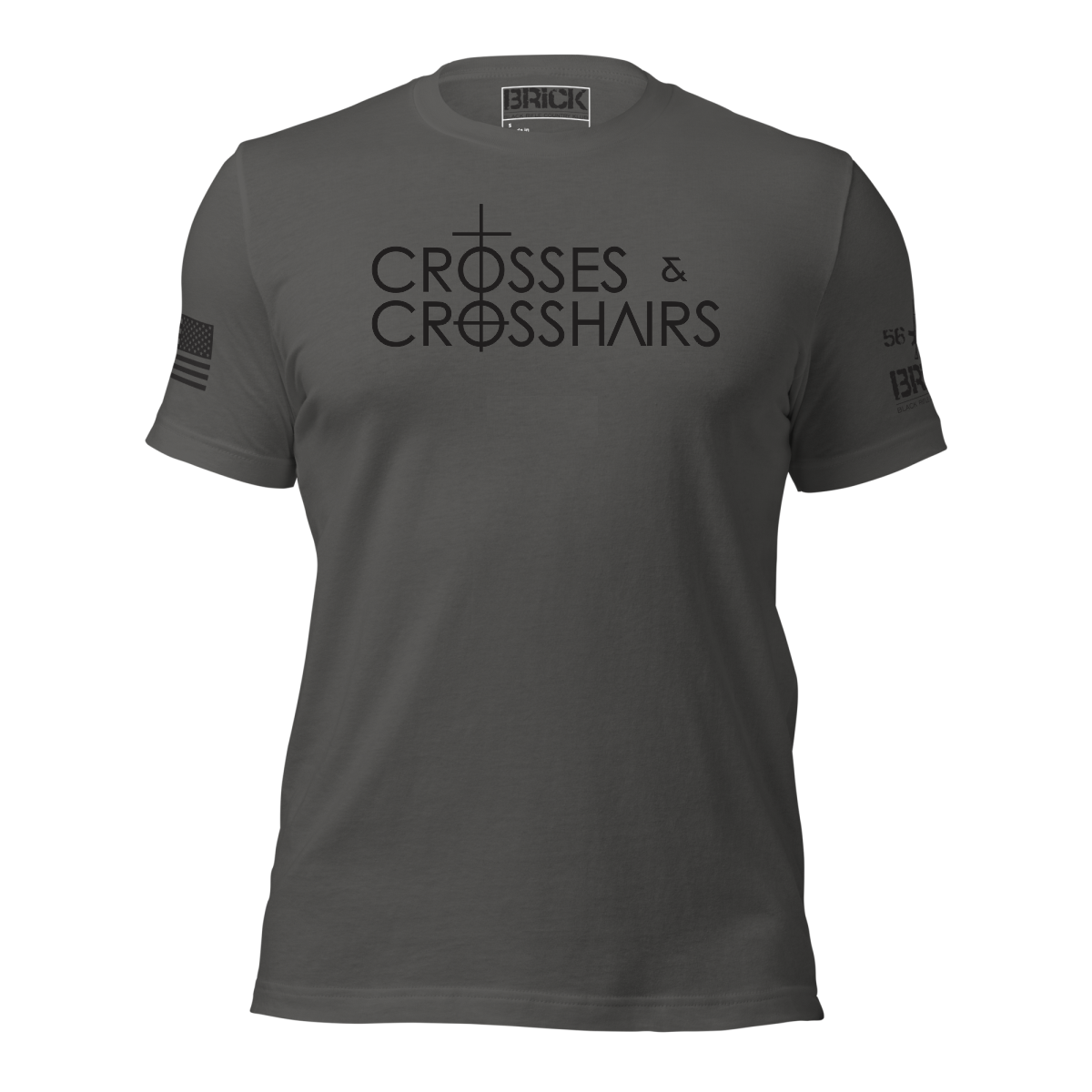 CROSSES AND CROSSHAIRS GRAPHIC T-SHIRT