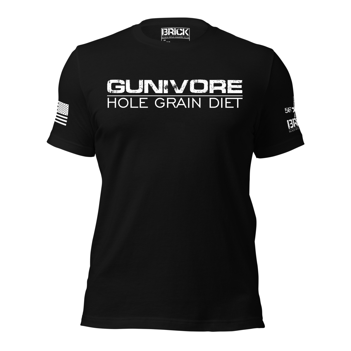 GUNIVORE: HOLE GRAIN DIET 2A SHIRT WITH A SIDE OF HUMOR
