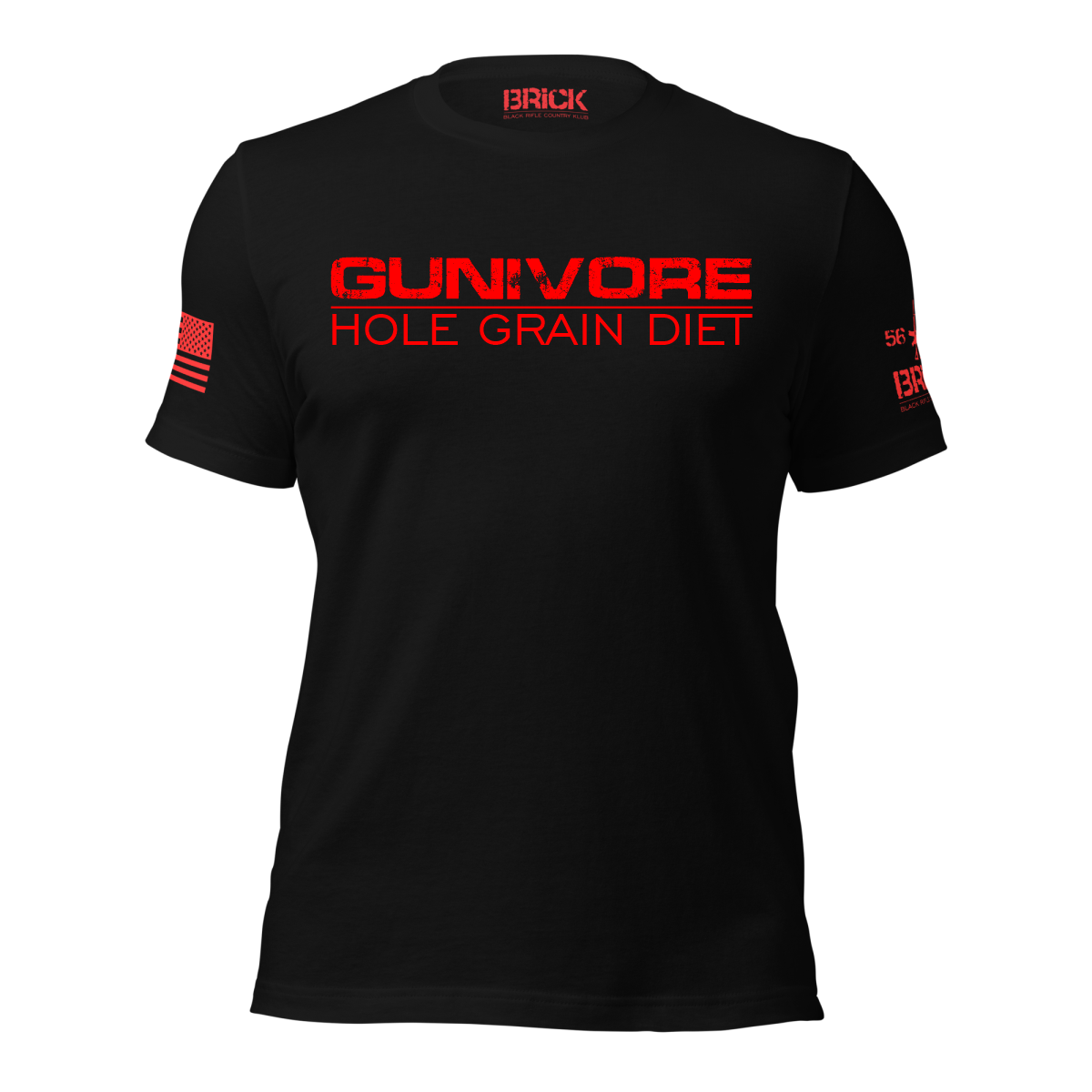GUNIVORE: HOLE GRAIN DIET 2A SHIRT WITH A SIDE OF HUMOR
