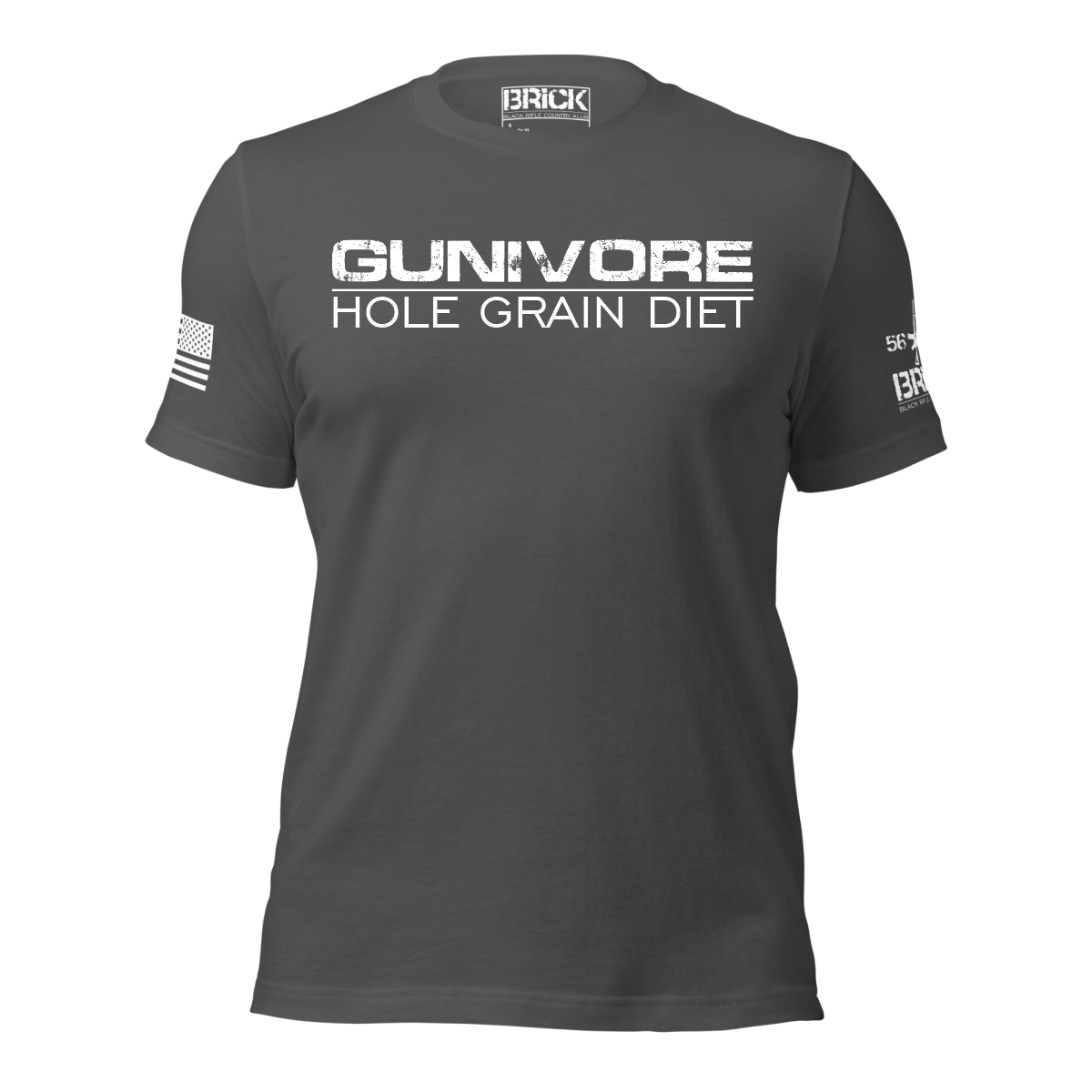 GUNIVORE: HOLE GRAIN DIET 2A SHIRT WITH A SIDE OF HUMOR