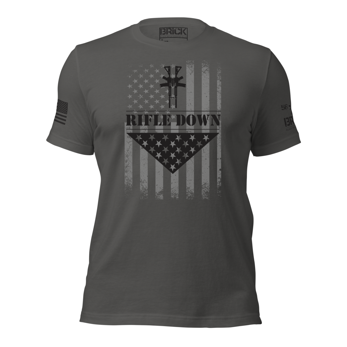 RIFLE DOWN FALLEN WARRIOR TEE