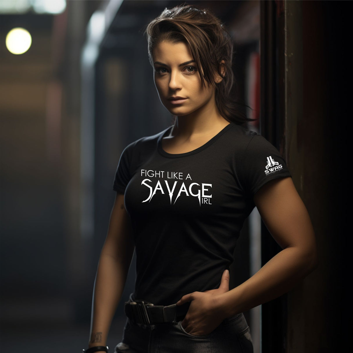 FIGHT LIKE A SAVAGE WOMEN'S SHIRT