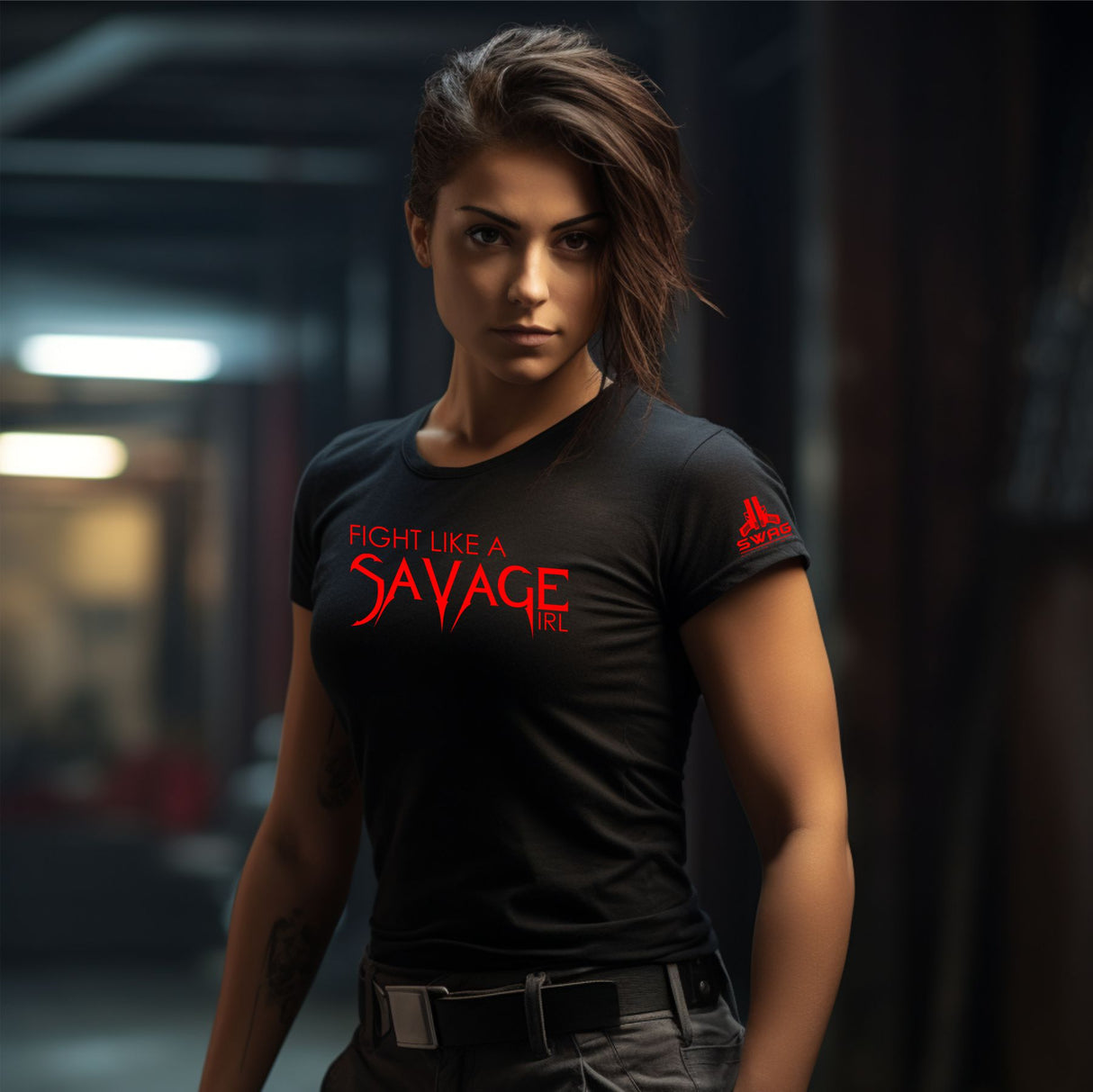 FIGHT LIKE A SAVAGE WOMEN'S SHIRT
