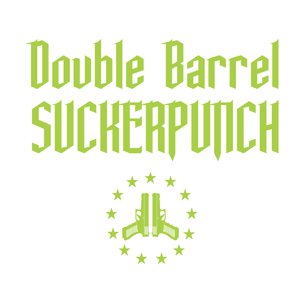 DOUBLE BARREL SUCKERPUNCH LADIES TEE SHIRT