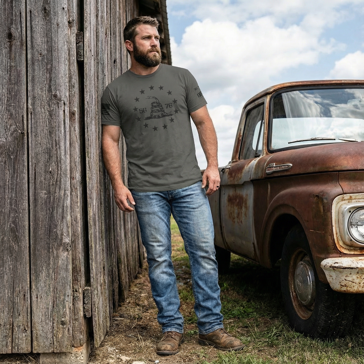 BETSY TREAD ON ME I DARE YOU T-SHIRT