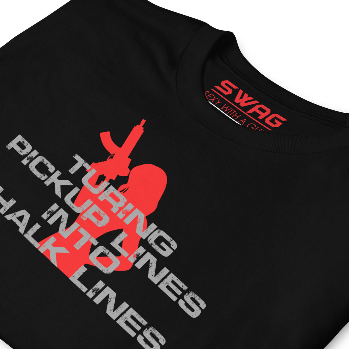 CHALK LINES 2A GAMER GIRL PATRIOTIC SHIRT