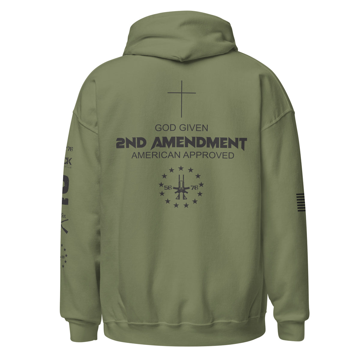 GOD GIVEN PATRIOTIC 2A HOODIE