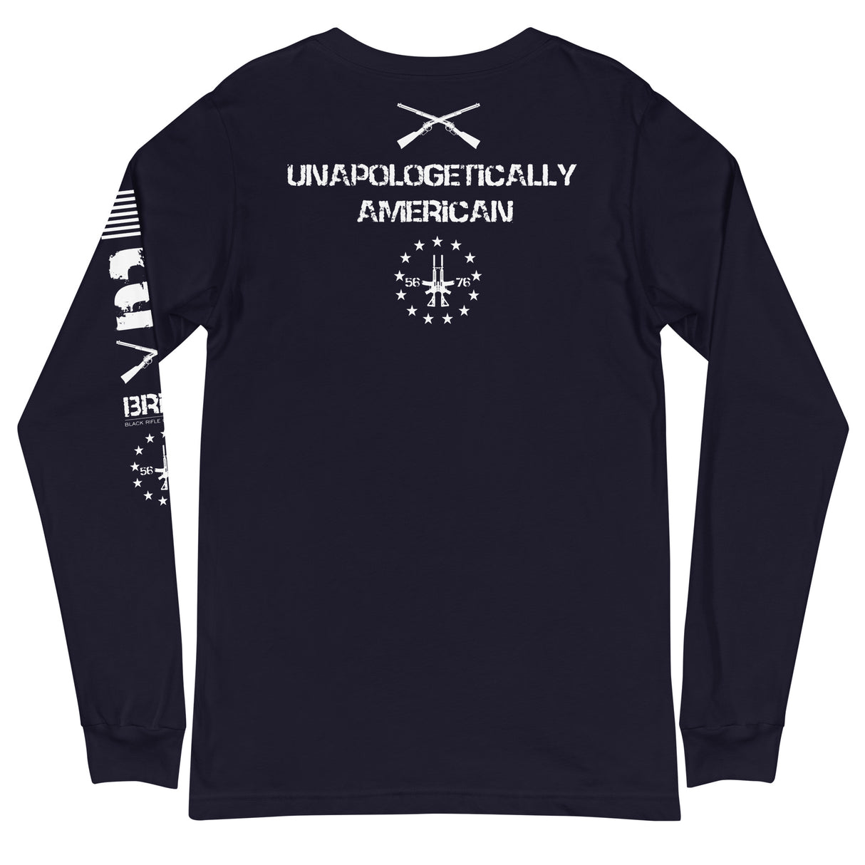 UNAPOLOGETICALLY AMERICAN LONG SLEEVE TEE
