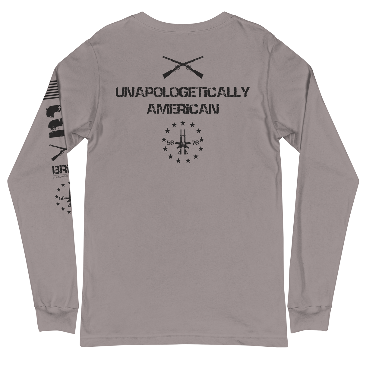 UNAPOLOGETICALLY AMERICAN LONG SLEEVE TEE