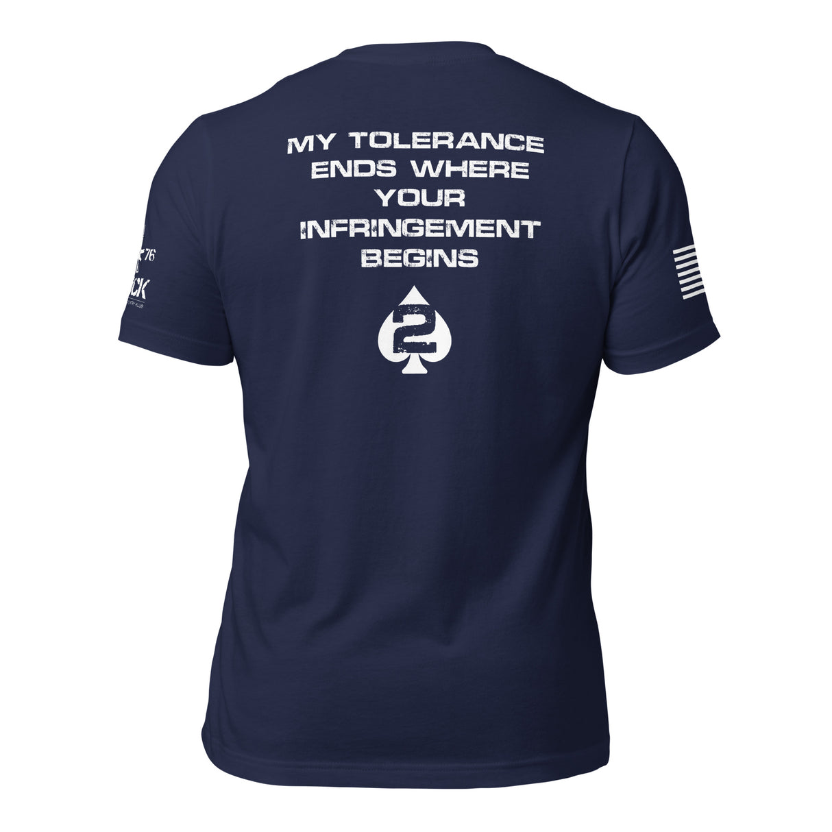 TOLERANCE ENDS WHERE INFRINGEMENT BEGINS – 2A SHIRT