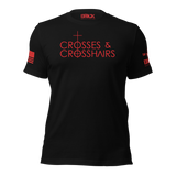 CROSSES AND CROSSHAIRS GRAPHIC T-SHIRT