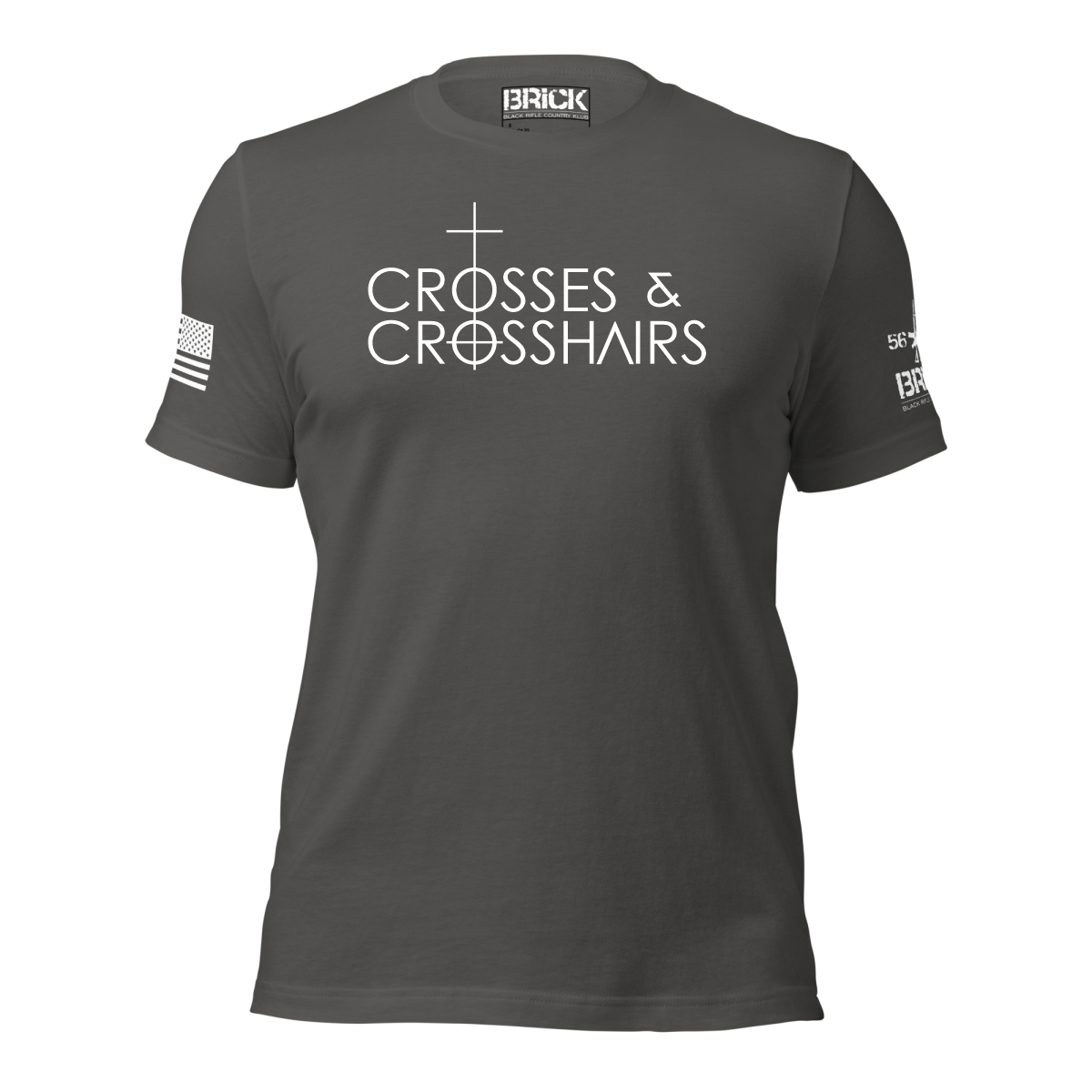 CROSSES AND CROSSHAIRS GRAPHIC T-SHIRT
