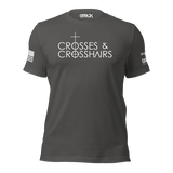 CROSSES AND CROSSHAIRS GRAPHIC T-SHIRT