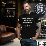 NEVER OUTGUNNED - THE 2A PATRIOTIC SHIRT