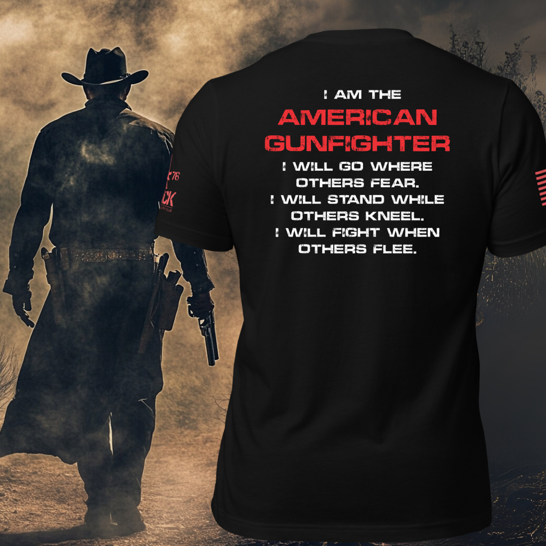 AMERICAN GUNFIGHTER 2A PATRIOTIC SHIRT