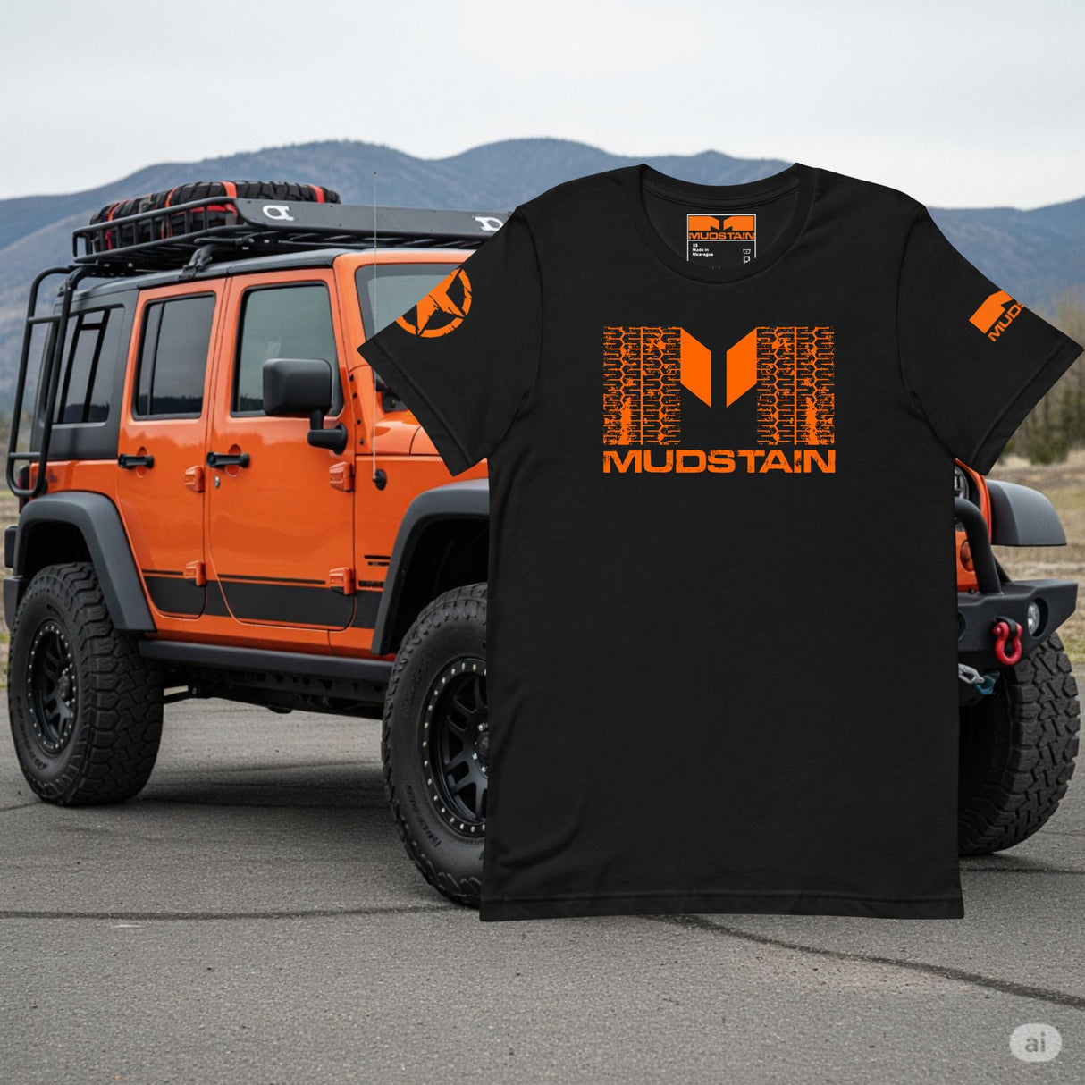 MUDSTAIN LOGO TEE